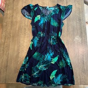 Old Navy size small tropical print dress